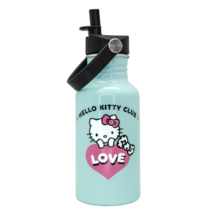 Drinkfles met rietje kinderen Hello Kitty 500ml