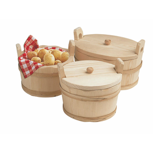 Aardappelkom ovaal met deksel 30x20x14,5cm