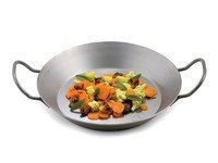 Pan in ijzer met 2 handvaten Ø20,5 - 28cm