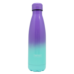 Drinkfles vacuüm 500ml blauw kleurverloop (warm en koud)