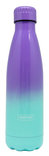 Drinkfles vacuüm 500ml blauw kleurverloop (warm en koud)