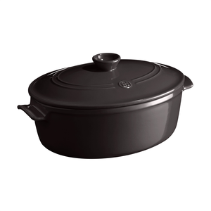 Cocotte rond Flame Fusain Ø39.5cm