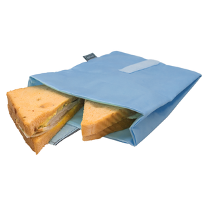 Sac à lunch sandwich XL bleu - 23x16cm