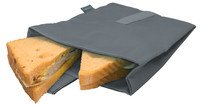 Lunchzak sandwich XL grijs - 23x16cm