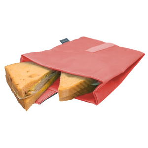 Sac à lunch sandwich XL corail - 23x16cm