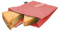 Lunchzak sandwich XL koraal - 23x16cm