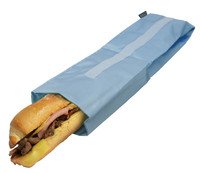 Sac à lunch baguette XL bleu - 45x11cm