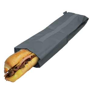 Sac à lunch baguette XL gris - 45x11cm