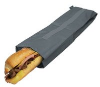 Lunchzak stokbrood XL grijs - 45x11cm