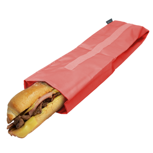 Sac à lunch baguette XL corail - 45x11cm