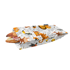 Sac à lunch snack et baguette lions - 30x11cm