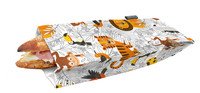 Lunchzak snack en stokbrood leeuwen - 30x11cm