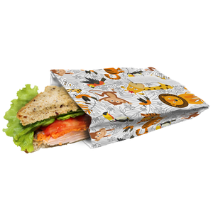Lunchzak sandwich leeuwen - 19x14cm