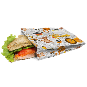 Sac à lunch sandwich lions - 19x14cm