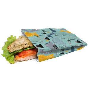 Sac à lunch sandwich dinosaur - 19x14cm