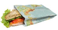Lunchzak sandwich de wereld - 19x14cm