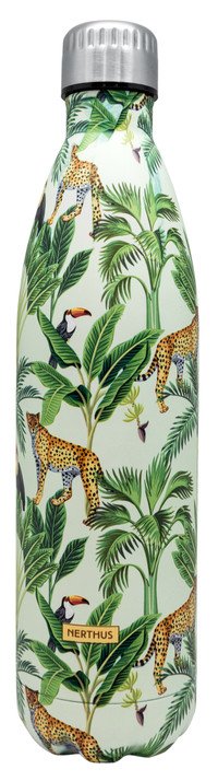 Drinkfles vacuum 1000ml jungle (warm en koud)