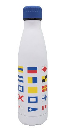 Drinkfles vacuüm 500ml zeevlaggen (warm en koud)