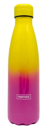 Gourde vacuüm 500ml jaune dégradé (chaud et froid)