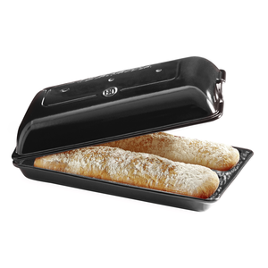 Moule à ciabatta Fusain 2pcs 39x23x11cm