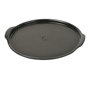 Pizza stone rainurée Fusain Ø40cm