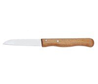 Couteau à légumes inox/manche hêtre (A)
