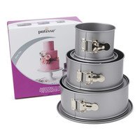 Stapeltaart springvormset Silver-Top 3dlg