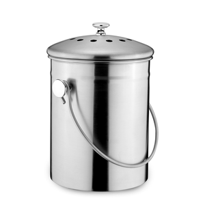 Bioafvalbak 3 liter 20xH19cm inox