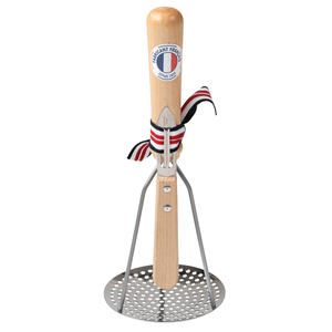 Presse puree + eplucheur M.bois - Naturel