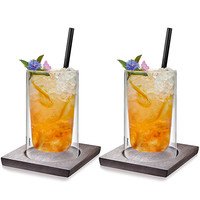 Verre thermostatique Mira 350ml 2pcs + sous- verres