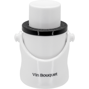 Bouchon champagne 2 en 1 blanc (display = 18)