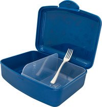 Boîte casse-croute avec diviseur + fourchette Space