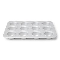 Muffin-bakplaat Professional geanodiseerd aluminium 12-dlg