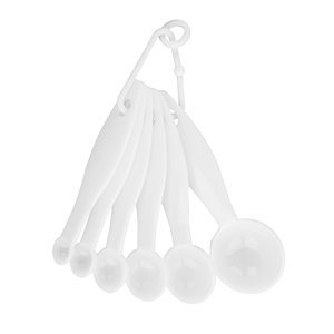 Pelle à mesurer pvc blanc 4pcs