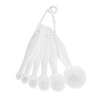 Pelle à mesurer pvc blanc 4pcs