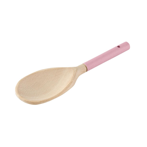 Lepel 20cm beukenhout roze