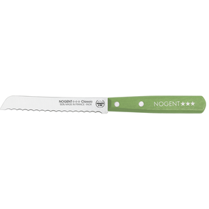 Mini-couteau à pain 11cm Classic vert olive - lame crantée 6mm