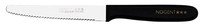Couteau de table 11cm Classic PP noir