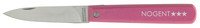 Officemes inklapbaar 8cm roze - effen mes