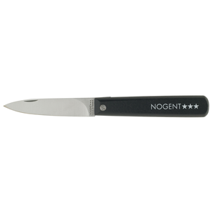 Officemes inklapbaar 8cm zwart - effen mes