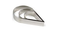 Goutte D'Eau inox 22cm h4,5cm - Dernière pcs