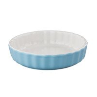 Taartvorm gekarteld 12,5cm Stoneware blauw - set 4st. - laatste stuks