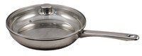Braadpan Saphir métal Ø24cm inox + glazen deksel