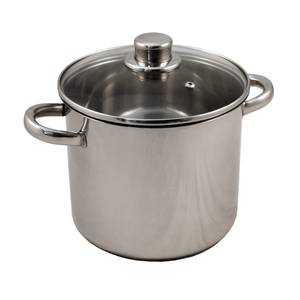 Kookpot Saphir métal Ø20cm inox + glazen deksel