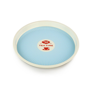 Dienblad rond Tea Time blauw (6)