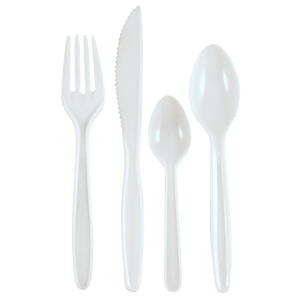 Couverts en plastique 24-pcs - laatste stuks