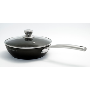 Sauteuse Black Edition Ø24 + glazen deksel