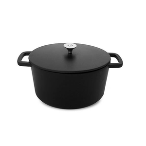 Cocotte rond gietijzer 24cm Black Design