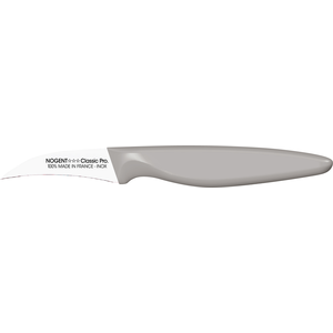 Couteau office lame serpette 6cm Classic Pro Bio gris