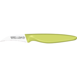 Couteau office lame serpette 6cm Classic Pro Bio vert anis